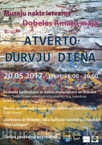 Atvērto durvju diena Dobeles Amatu mājā